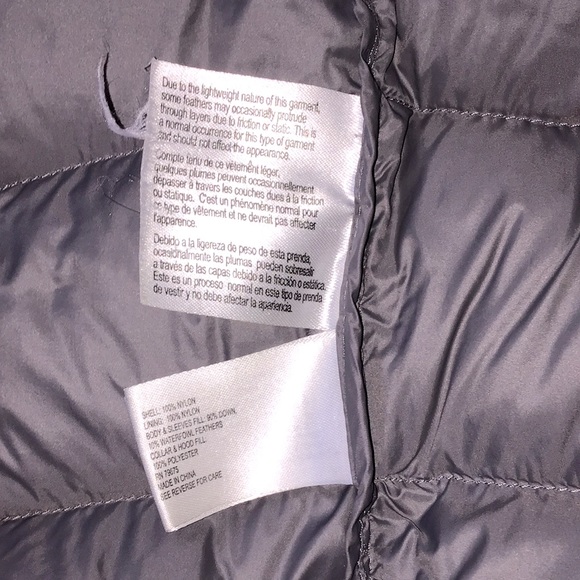 Gray/taupe packable down fill Michael Kors jacket in size XS - Picture 4 of 4
